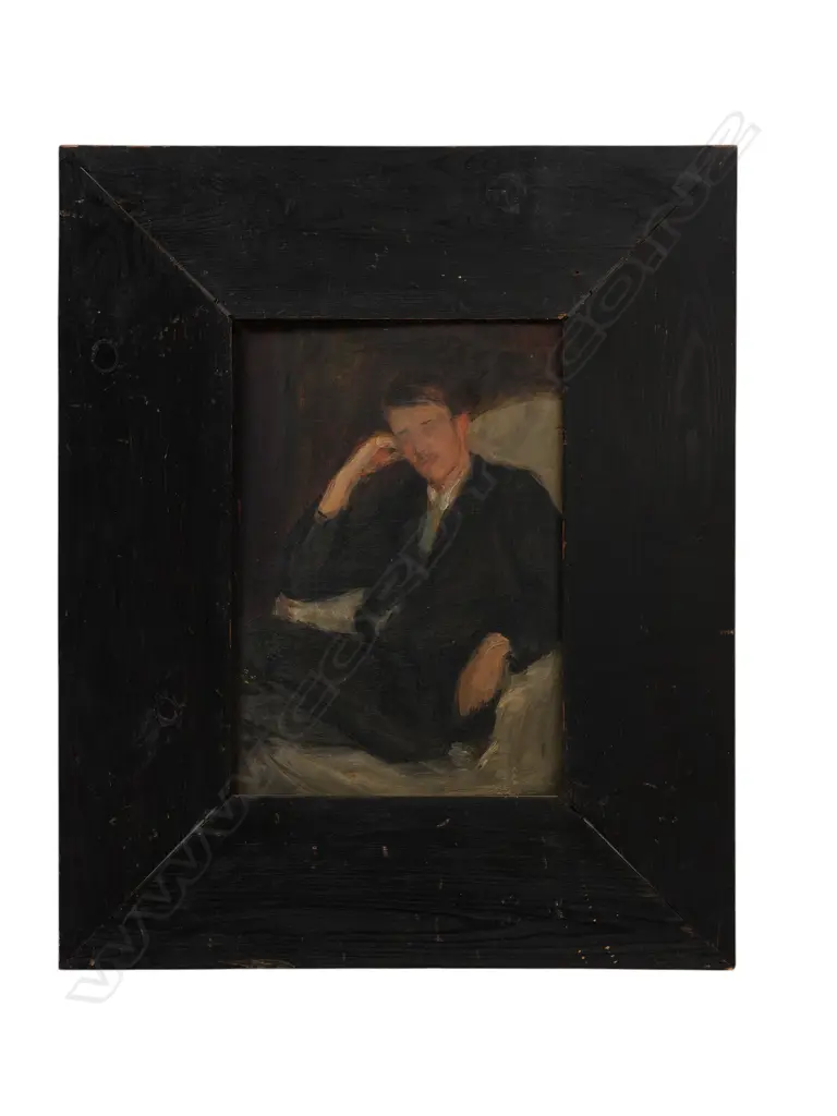 Unidentified artist 'Untitled study of a seated man', Image 1++